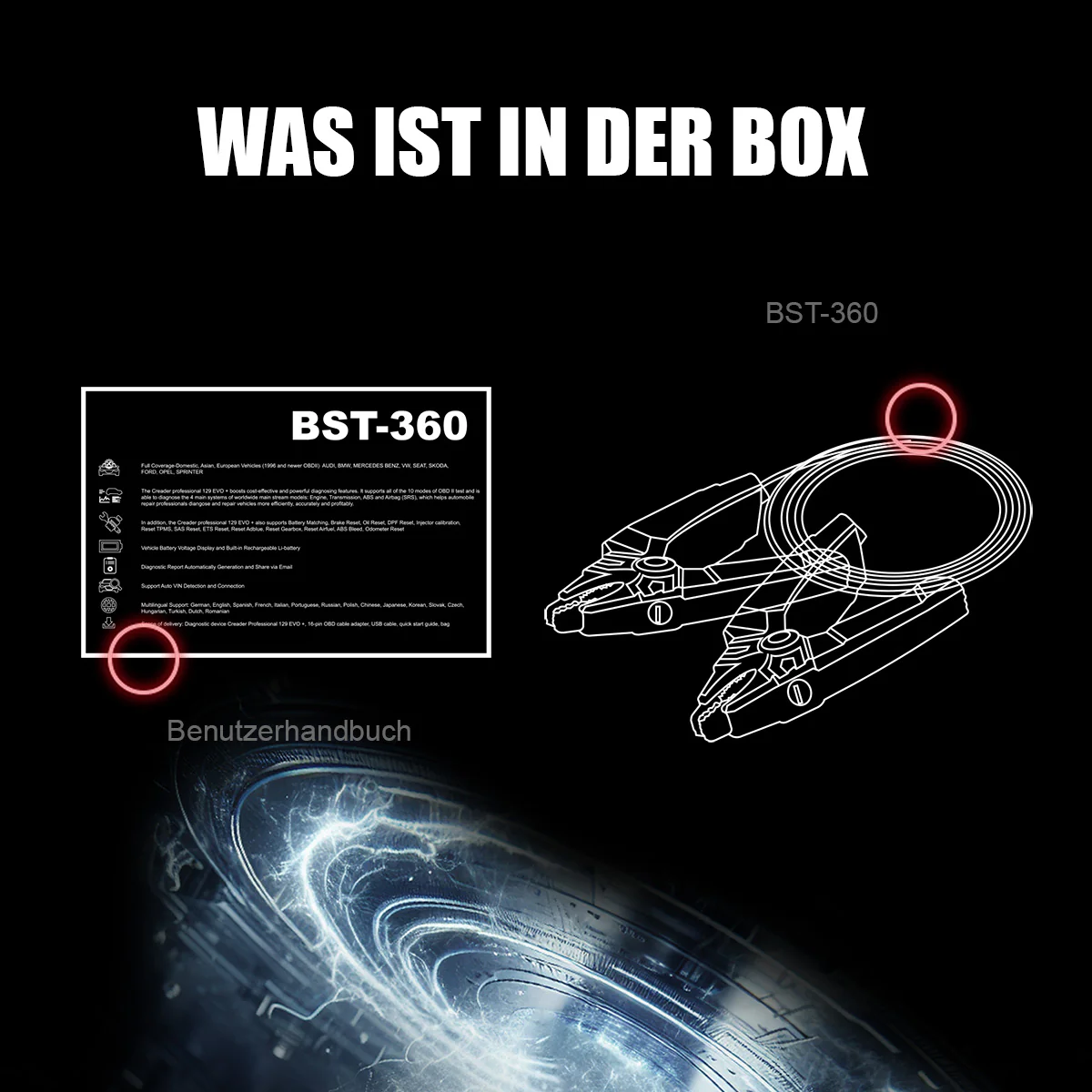 BST-360 Bluetooth Batterietester - Rückläufer - Image 7